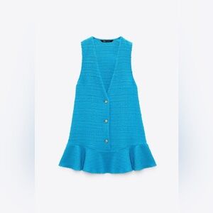 Ruffled Textured Dress